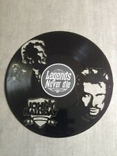 Décoration murale / horloge en disque vinyle 33 Tours- Johnny Hallyday 2 modèles