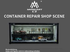 Diorama - Container Repair Scene - 38,7x16x16,5 cm  - Type C - More Art 1:64