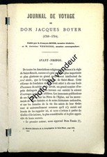 Histoire de l'Auvergne: Journal de voyage de Dom Jacques Boyer (1710-1714)