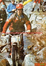 Poster Marland WHALEY HONDA Trial #47 Publicité Guy SANTONI HONDA TL 125 #02010