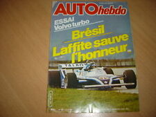 Auto hebdo N°260 Volvo 244