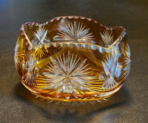 Coupe cristal taillé doublée - cristal,