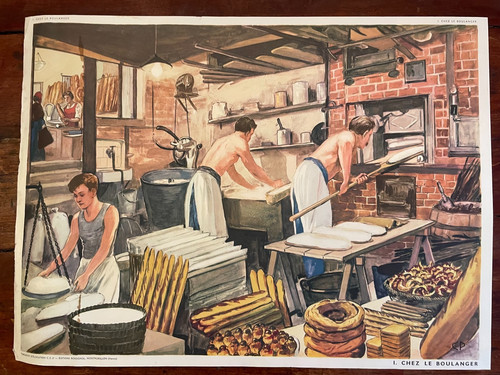 Ancienne affiche scolaire - affiche,