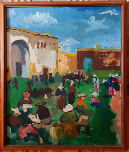 Tableau huile sur - sur, toile