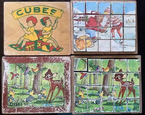 Boites jeu 20 cubes - de,