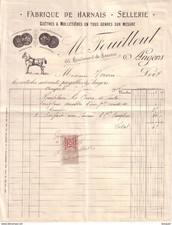 ANGERS - FACTURE M. FOUILLEUL