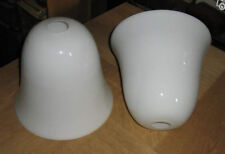 UNE GRANDE TULIPE OPALINE RÉFLECTEUR DE LAMPE MAZDA ART DÉCO lustre luminaire