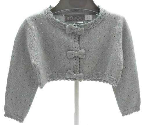 Boboli bolero gris pailletté