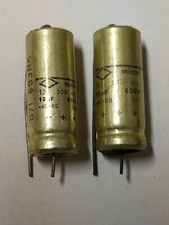 CONDENSATEUR 10uf 10mF 10 uf 450V  radial micro   Lot 2 pieces     C10