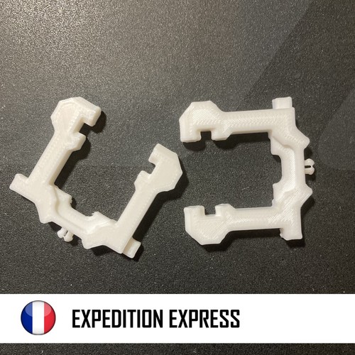 Paire clips fixation façade - clips,