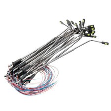 MODÉLISME LOT de 10 LAMPADAIRES de VILLE HO H110mm à LED 12V+R 510 Ω JOUEF ROCO