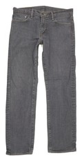 Levi's 504  Homme Gris Straight Regular Stretch Jeans W32 L30 (92606)
