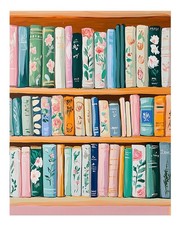 Bibliothèque florale art