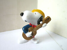 FIGURINE SNOOPY GUITARISTE MUSICIEN SCHLEICH BULLY PIXI ANNEES 80 NEUVE
