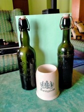 Biére Gruber chope bouteilles