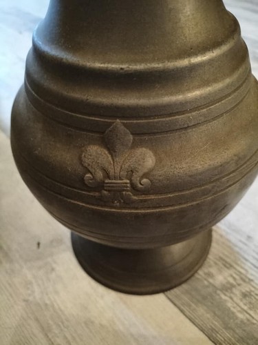 Cruche vase étain - vase,