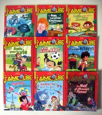 "J'AIME LIRE" Lot de 9 livres