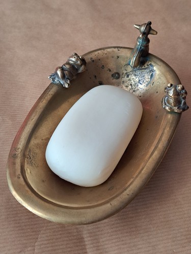 Bronze porte savon forme de - bronze,