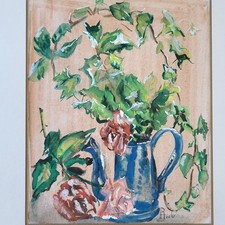 Aquarelle Nature Morte Bouquet