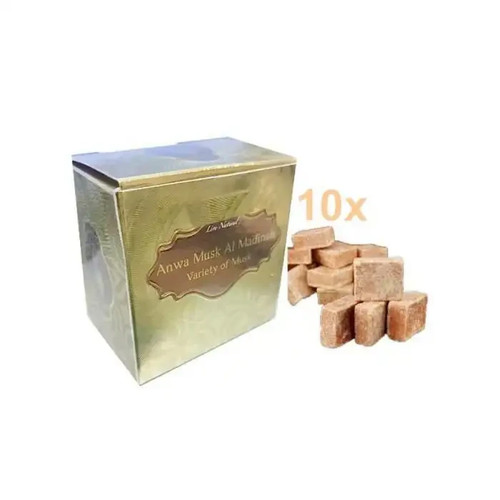 10x solid musk cubes anwa - solid,