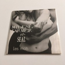 MYLENE FARMER - SEAL - LES MOTS - MEGA RARE  PROMO CD COMME NEUF