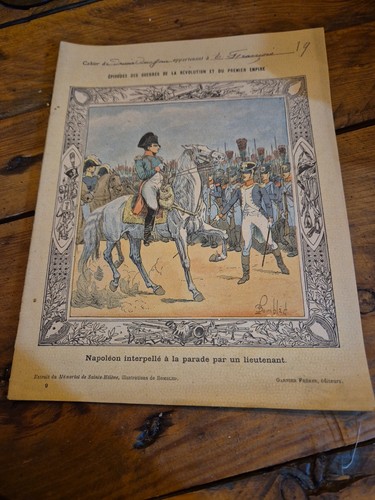 Cahier écolier ancien - cahier, d’écolier