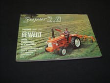 GUIDE D ENTRETIEN 154 PAGES D EPOQUE TRACTEUR RENAULT SUPER 2 D