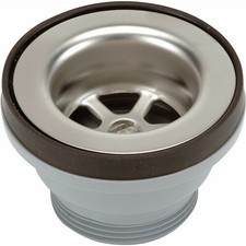 Bonde à surverse pour évier inox de cuisine professionnelle NICOLL