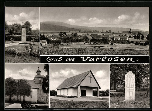 Carte postale varlos église - carte,