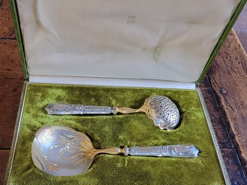 Service fraise argent massif - fraise,
