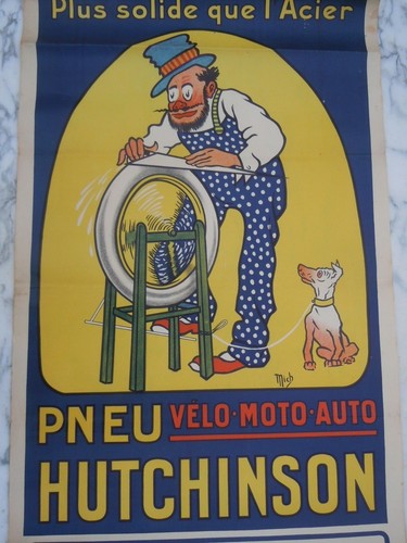 Affiche hutchinson pneu vélo - pneu,