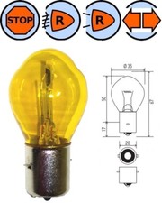 AMPOULE 12V 35W BA20S JAUNE