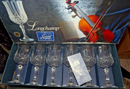 Verres pied cristal - à,