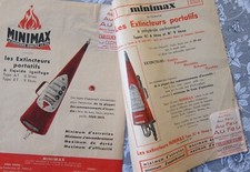 Alsace - Publicité -Extincteurs portatifs MINIMAX- Années 30 - Schemmel à Cernay