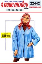 ??✂22442 PATRON NEUE MODE VINTAGE CREATIONS VESTE GRANDE TAILLE  40 AU 58