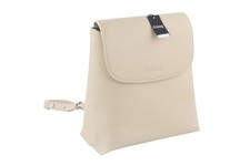 O Bag Sac À Dos Femme OS Beige Clair Double Poignées Fermeture Magnétique