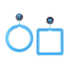  2PCS Alimentation des poissons Carré Aquarium Fish Tank Ring Feeder Floating