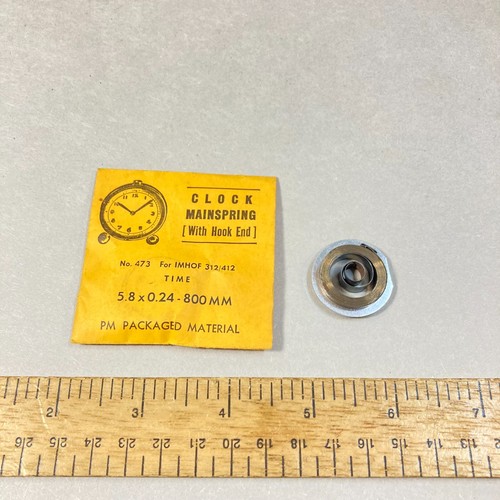 Vintage clock mainspring - vintage,
