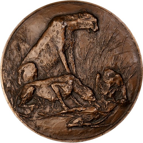 France médaille animaux le - france,, médaille,