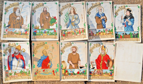 Lot vieux ancien carte - 9,