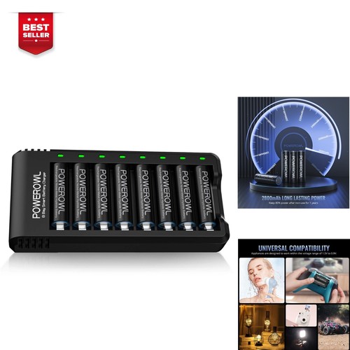 Powerowl chargeur piles aa - chargeur,