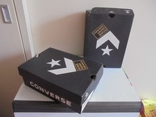 Lot x 2 boîte vide carton noir CONVERSE Limited Edition 29 x 20 x 10,5 cm-papier