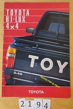 TOYOTA HI LUX 4X4 Prospectus