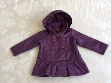 Manteau violet George bébé