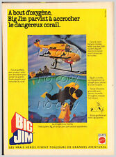 1978 DOCUMENT (ref Lim 0168) PUB JOUET BIG JIM PLONGEUR HéLICOPTèRE 1page