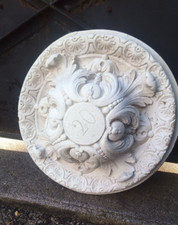 40 cm - Ancienne rosace en stuc/ staff, pour plafond