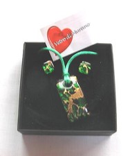 Nouvelle collection  Parure en verre de Murano certifié .