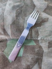 Fourchette de campagne allemand inox feldbesteck TWS 41 - Militaria original WW2