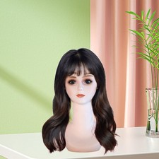 Tête de mannequin femme, présentoir stable pour perruques, casquettes,
