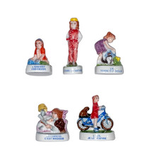 Série complète de 5 fèves